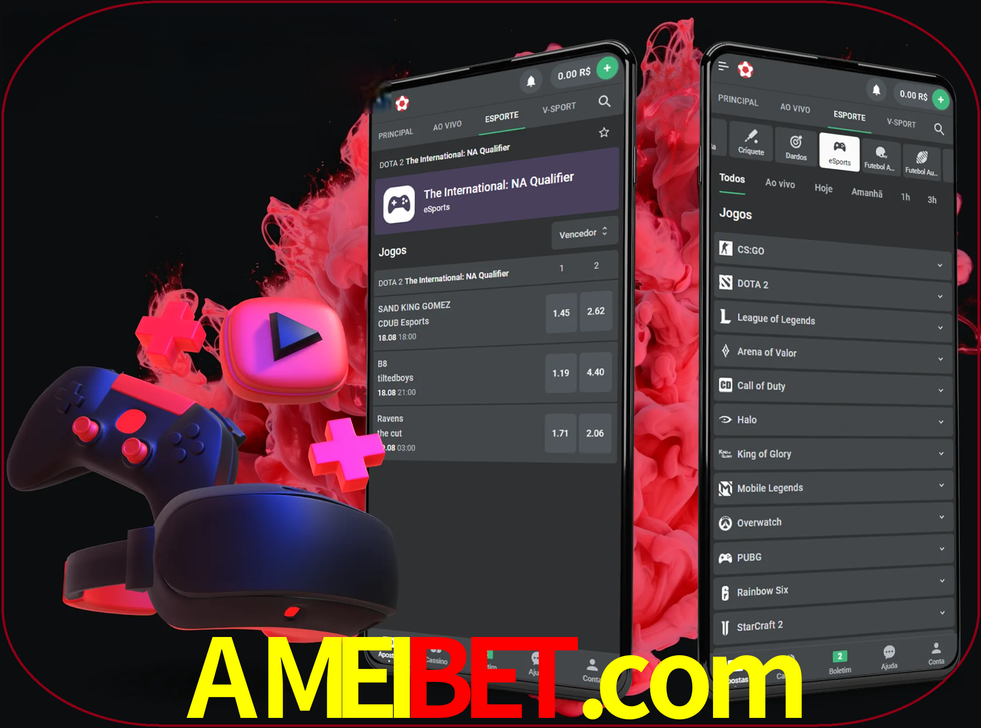 Para ter a aplicação móvel ameibet no seu smartphone, basta descarregar o ficheiro apk e seguir as instruções.