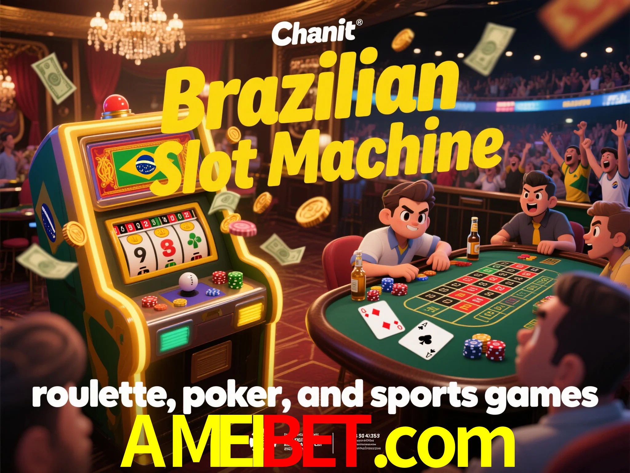 Depositar dinheiro para jogar jogos de cassino.