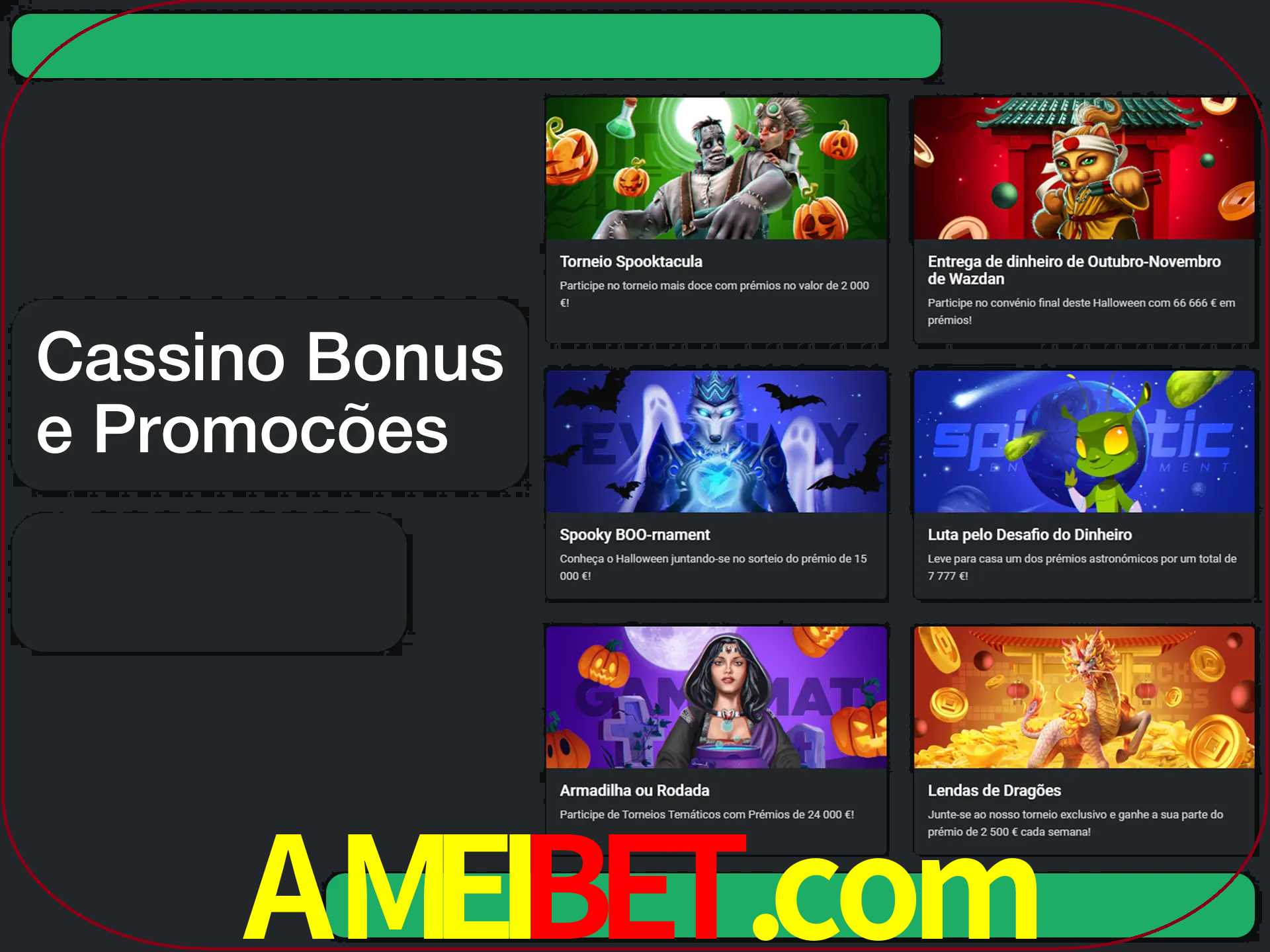 Verifique se há novos bônus de cassino para reivindicar.