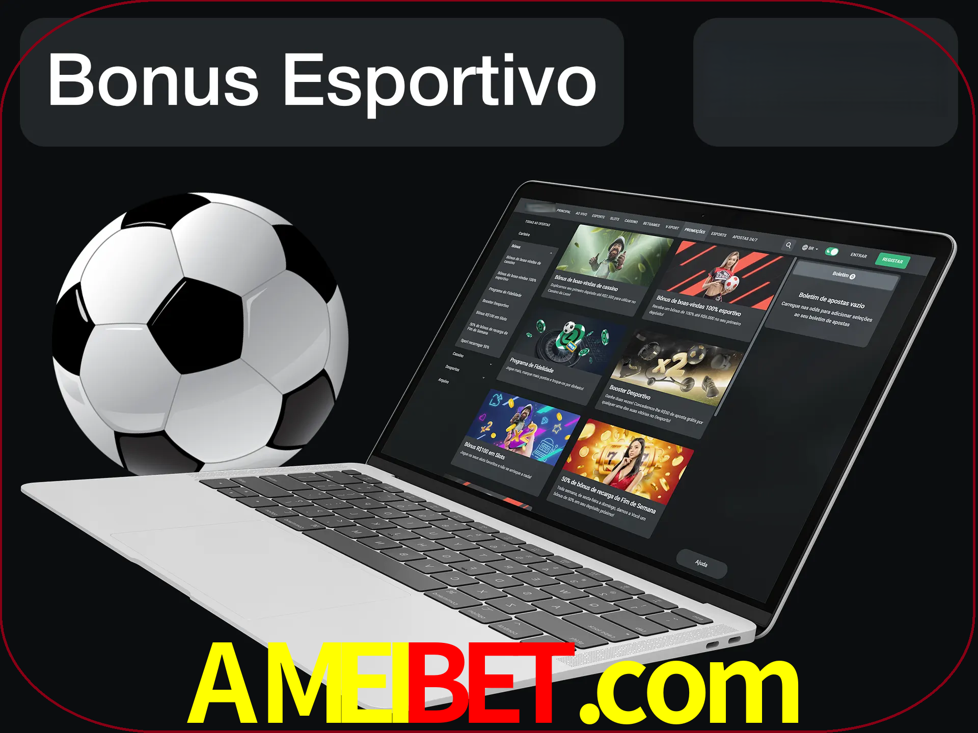 Antes de começar a apostar, use o bônus esportivo.